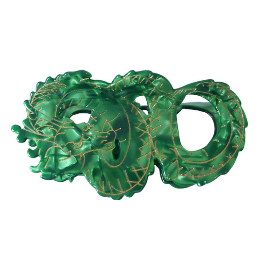 Dragon Hair Clip,Acetate Hair Claw,Small Hair Clips for Women,Green