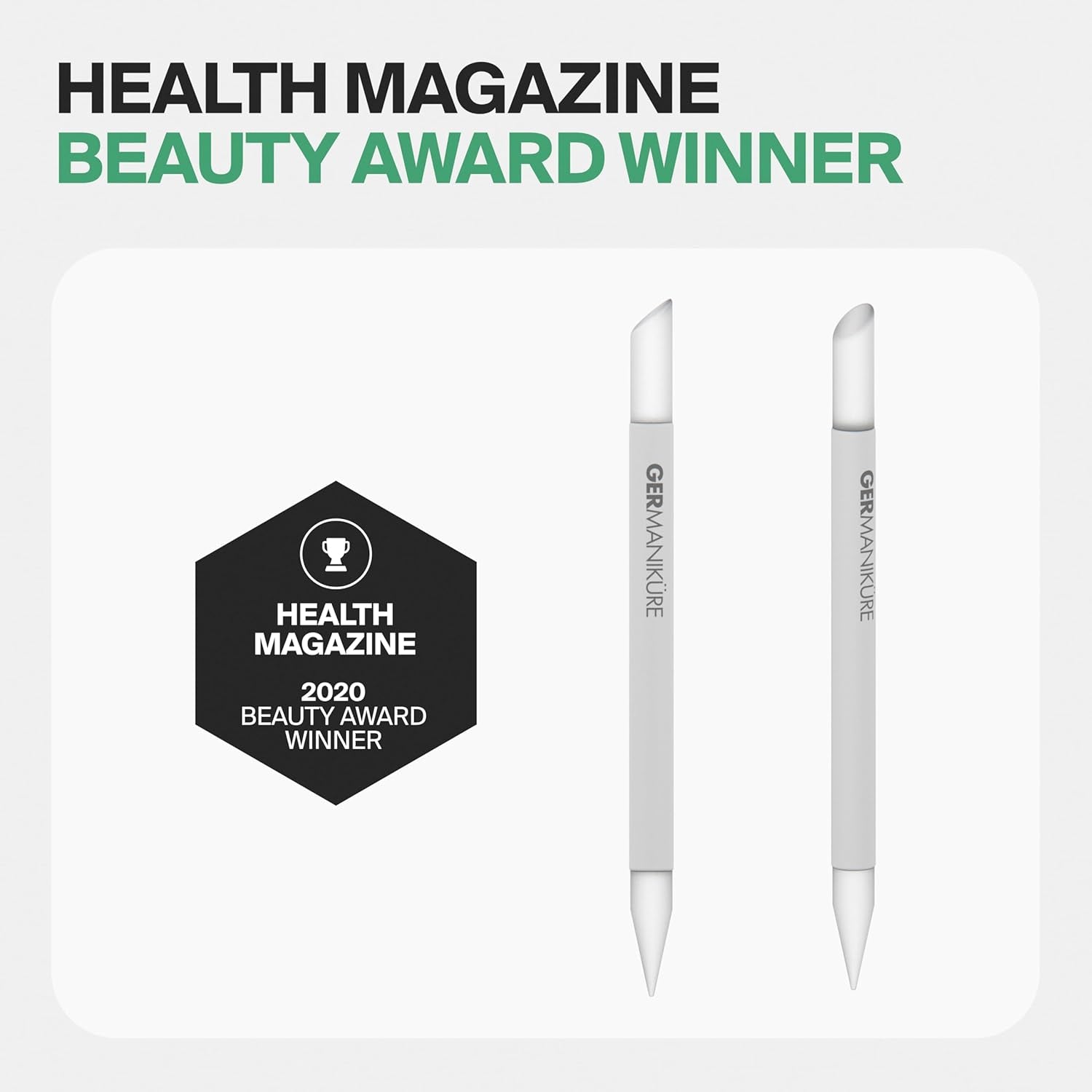 Glass Cuticle Stick - Ethically Made in Czech Republic - Cuticle Pusher & Remover, Callous & Dry Skin Fingertip File, Nail Shaper